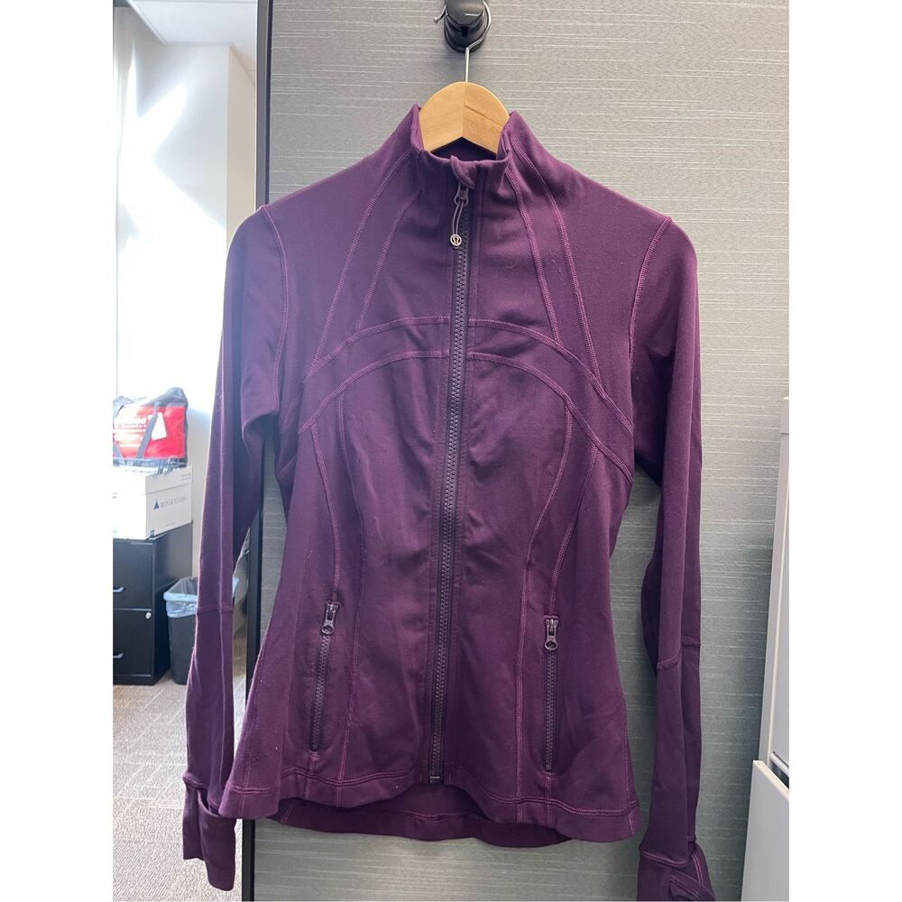 Women's Purple Zip-Front Active Jacket